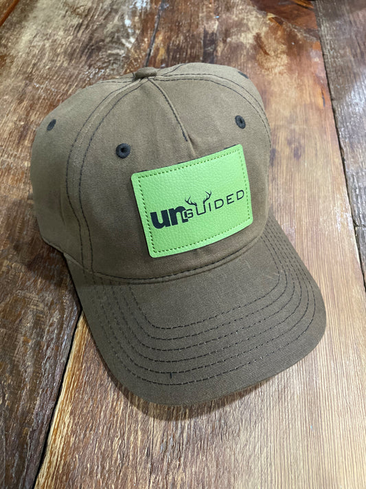 Brown Canvas Patch Cap